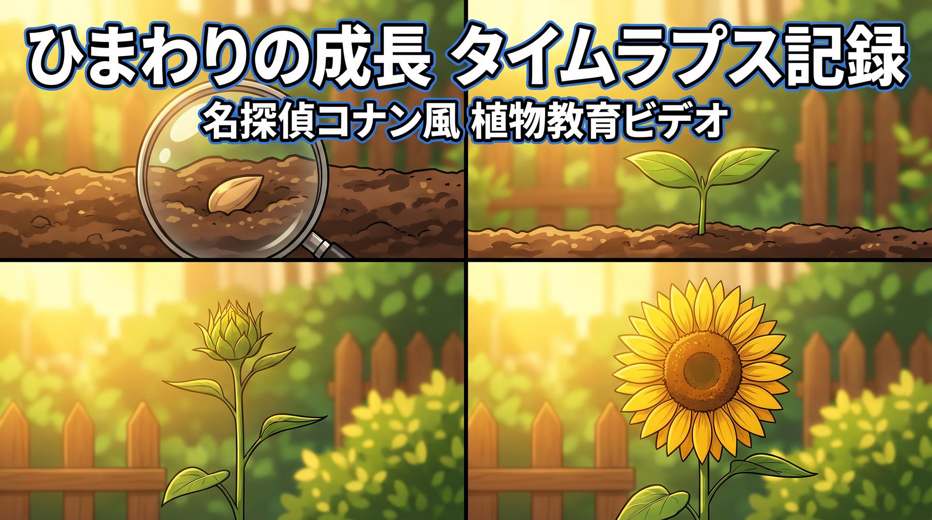 大象传媒植物视频-向日葵生长延时